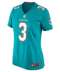 Alternative view of Odell Beckham Jr. Miami Dolphins Nike Women’s Game Jersey – Aqua
