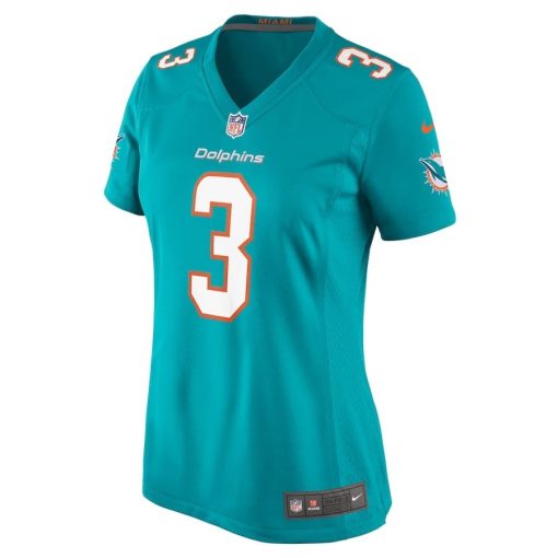 Odell Beckham Jr. Miami Dolphins Nike Women’s Game Jersey – Aqua - Image 2
