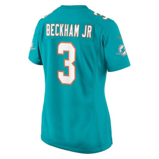 Odell Beckham Jr. Miami Dolphins Nike Women’s Game Jersey – Aqua - Image 3