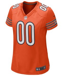 Alternative view of Chicago Bears Nike Women’s Alternate Custom Game Jersey – Orange
