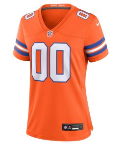 Alternative view of Denver Broncos Nike Women’s Mile High Collection 1977 Throwback Custom Game Jersey – Orange