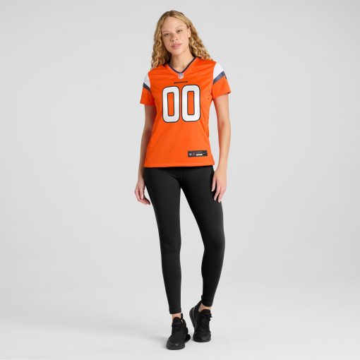 Denver Broncos Nike Women’s Mile High Collection Custom Game Jersey  – Orange - Image 4