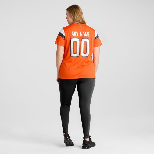 Denver Broncos Nike Women’s Mile High Collection Custom Game Jersey  – Orange - Image 7