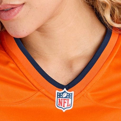 Denver Broncos Nike Women’s Mile High Collection Custom Game Jersey  – Orange - Image 8