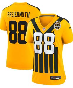 Pat Freiermuth Pittsburgh Steelers Nike Women’s Alternate 1933 Throwback Game Jersey – Gold