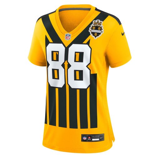 Pat Freiermuth Pittsburgh Steelers Nike Women’s Alternate 1933 Throwback Game Jersey – Gold - Image 2