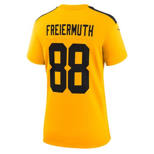 Pat Freiermuth Pittsburgh Steelers Nike Women’s Alternate 1933 Throwback Game Jersey – Gold - Image 3