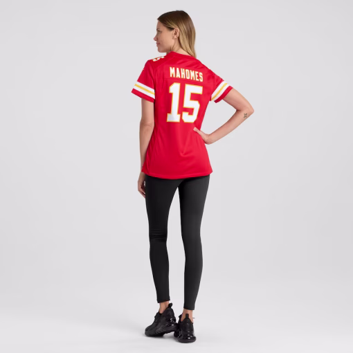 Women’s Nike Patrick Mahomes Red Kansas City Chiefs Game Jersey - Image 5