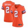 Patrick Surtain II Denver Broncos Nike Women’s Mile High Collection 1977 Throwback Player Game Jersey – Orange