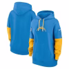 Los Angeles Chargers Nike Women’s 2024 Sideline Essential Fleece Pullover Hoodie – Powder Blue