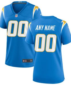 Los Angeles Chargers Nike Women’s Custom Game Jersey – Powder Blue