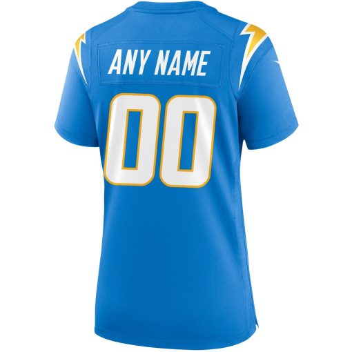 Los Angeles Chargers Nike Women’s Custom Game Jersey – Powder Blue - Image 3