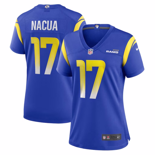 Puka Nacua Los Angeles Rams Nike Women’s Home Game Jersey – Royal