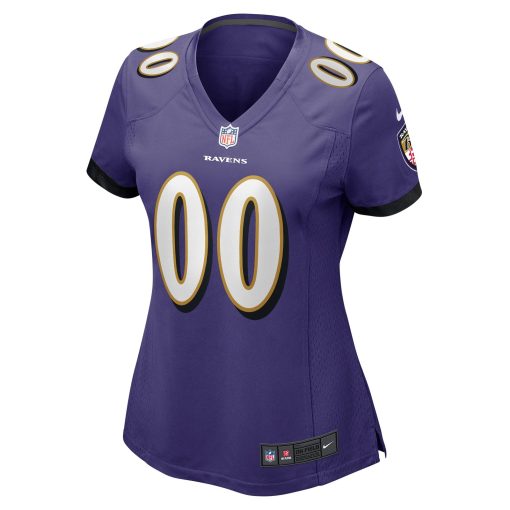 Baltimore Ravens Nike Women’s Custom Game Jersey – Purple - Image 2