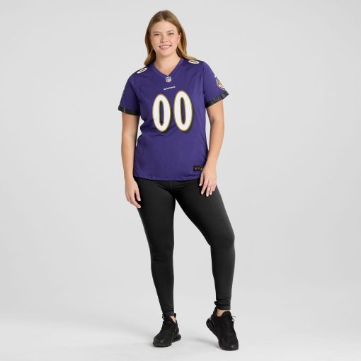 Baltimore Ravens Nike Women’s Custom Game Jersey – Purple - Image 6