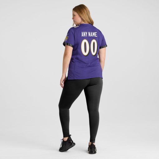 Baltimore Ravens Nike Women’s Custom Game Jersey – Purple - Image 7