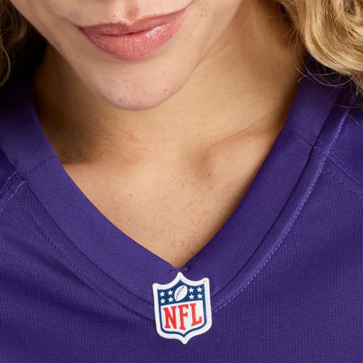 Baltimore Ravens Nike Women’s Custom Game Jersey – Purple - Image 8