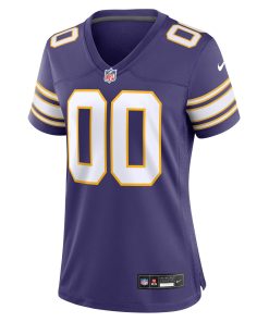 Alternative view of Minnesota Vikings Nike Women’s Classic Custom Game Jersey – Purple