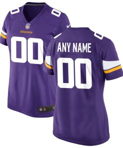 Minnesota Vikings Nike Women’s Custom Game Jersey – Purple
