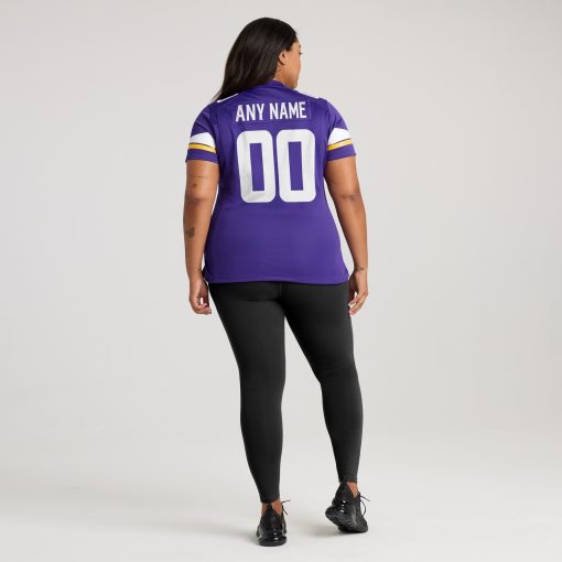 Minnesota Vikings Nike Women’s Custom Game Jersey – Purple - Image 7
