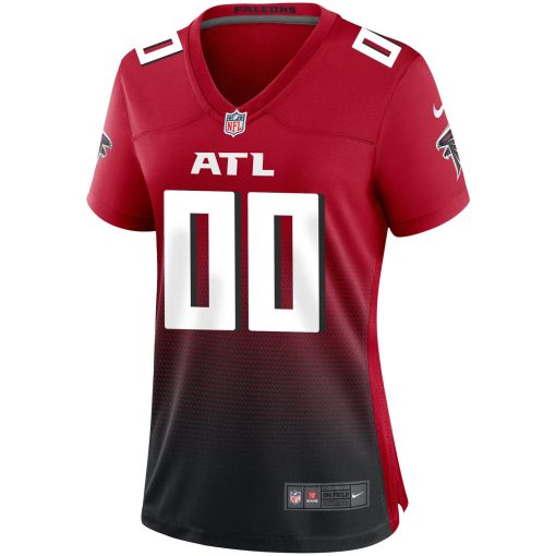 Atlanta Falcons Nike Women’s Alternate Custom Game Jersey – Red - Image 2