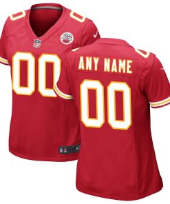 Kansas City Chiefs Nike Women’s Custom Game Jersey – Red