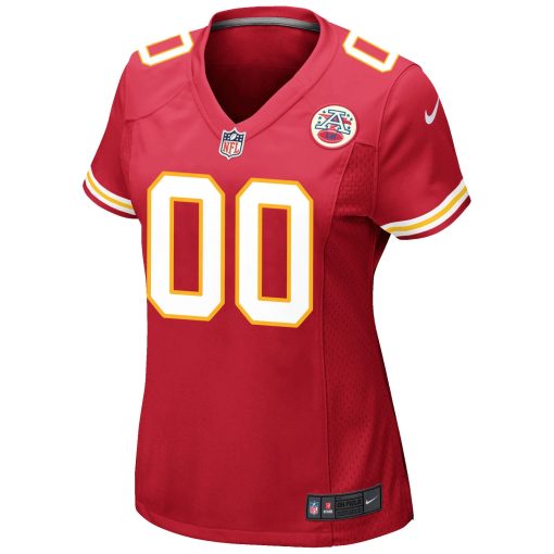 Kansas City Chiefs Nike Women’s Custom Game Jersey – Red - Image 3