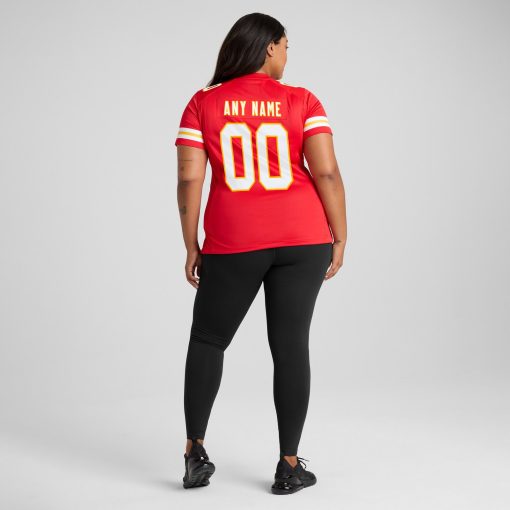 Kansas City Chiefs Nike Women’s Custom Game Jersey – Red - Image 7