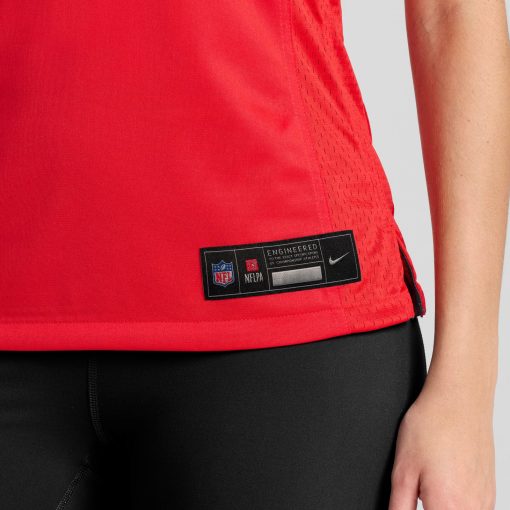 Kansas City Chiefs Nike Women’s Custom Game Jersey – Red - Image 9