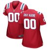 New England Patriots Nike Women’s Alternate Custom Jersey – Red