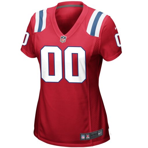 New England Patriots Nike Women’s Alternate Custom Jersey – Red - Image 2