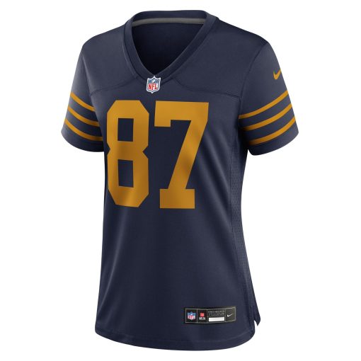 Romeo Doubs Green Bay Packers Nike Women’s The 1923 Classic Game Jersey – Navy - Image 2