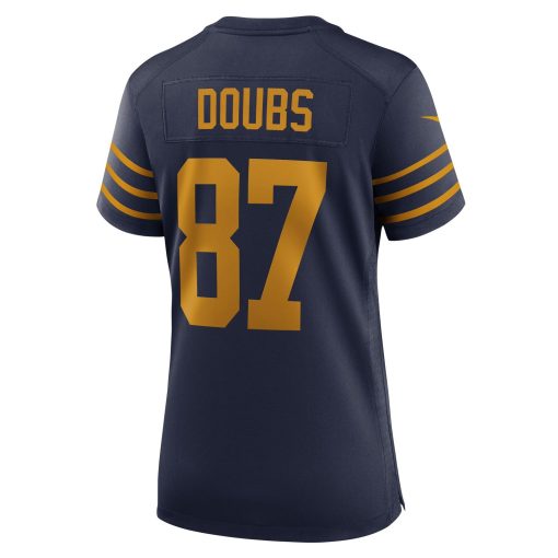 Romeo Doubs Green Bay Packers Nike Women’s The 1923 Classic Game Jersey – Navy - Image 3