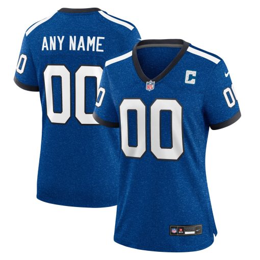Indianapolis Colts Nike Women’s Indiana Nights Alternate Custom Game Jersey – Royal