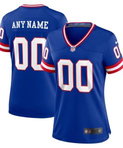 New York Giants Nike Women’s Classic Custom Game Jersey – Royal