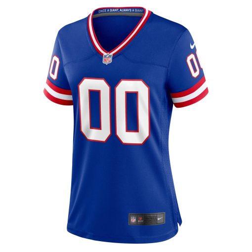 New York Giants Nike Women’s Classic Custom Game Jersey – Royal - Image 2