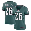 Women’s Philadelphia Eagles Saquon Barkley Nike Midnight Green Game Player Jersey