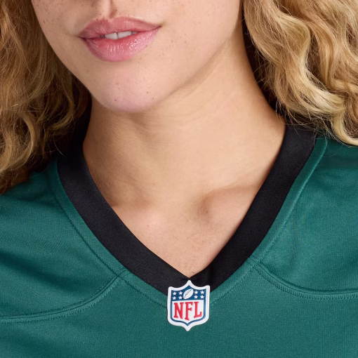 Women’s Philadelphia Eagles Saquon Barkley Nike Midnight Green Game Player Jersey - Image 8