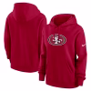 San Francisco 49ers Nike Women’s Club Fleece Pullover Hoodie – Scarlet