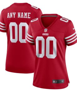 San Francisco 49ers Nike Women’s Game Custom Jersey – Scarlet