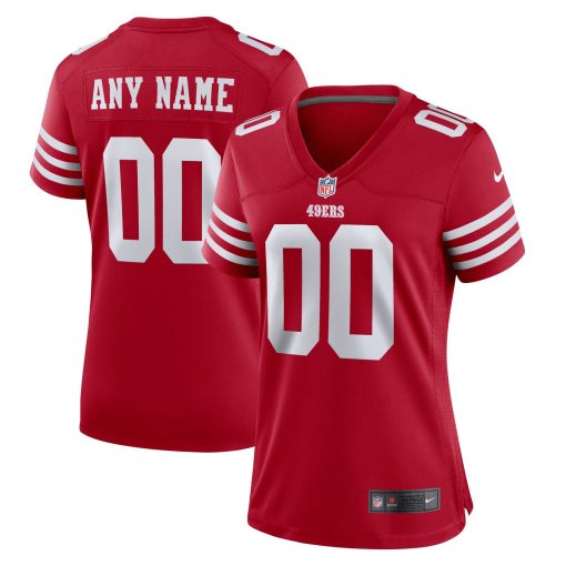 San Francisco 49ers Nike Women’s Game Custom Jersey – Scarlet