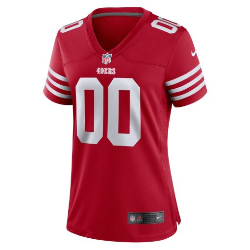 San Francisco 49ers Nike Women’s Game Custom Jersey – Scarlet - Image 2