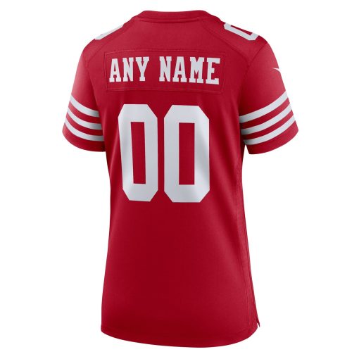 San Francisco 49ers Nike Women’s Game Custom Jersey – Scarlet - Image 3