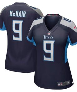 Steve McNair Tennessee Titans Nike Women’s Game Retired Player Jersey – Navy