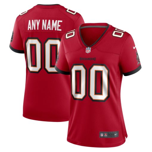 Nike Tampa Bay Buccaneers Women’s Custom Game Jersey – Red