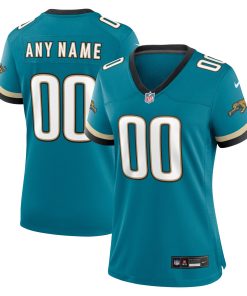 Jacksonville Jaguars Nike Women’s Prowler Throwback Custom Game Jersey – Teal