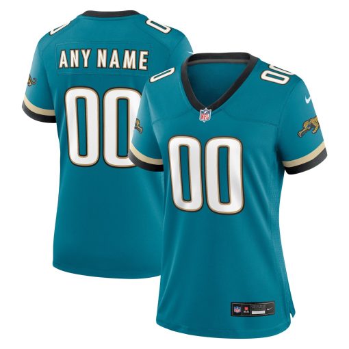 Jacksonville Jaguars Nike Women’s Prowler Throwback Custom Game Jersey – Teal