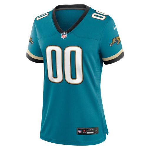 Jacksonville Jaguars Nike Women’s Prowler Throwback Custom Game Jersey – Teal - Image 2