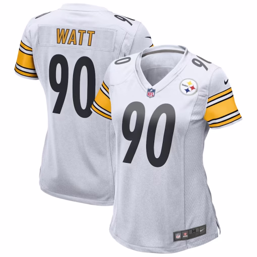 Women’s Pittsburgh Steelers T.J. Watt Nike White Player Jersey
