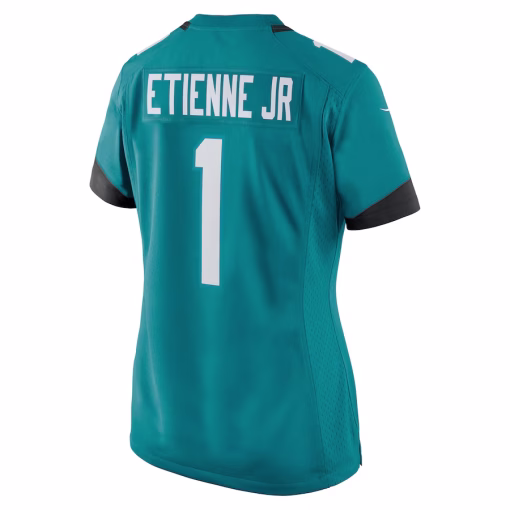 Travis Etienne Jacksonville Jaguars Nike Women’s Game Jersey – Teal - Image 3